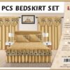 5pcs Beds Kirt Set